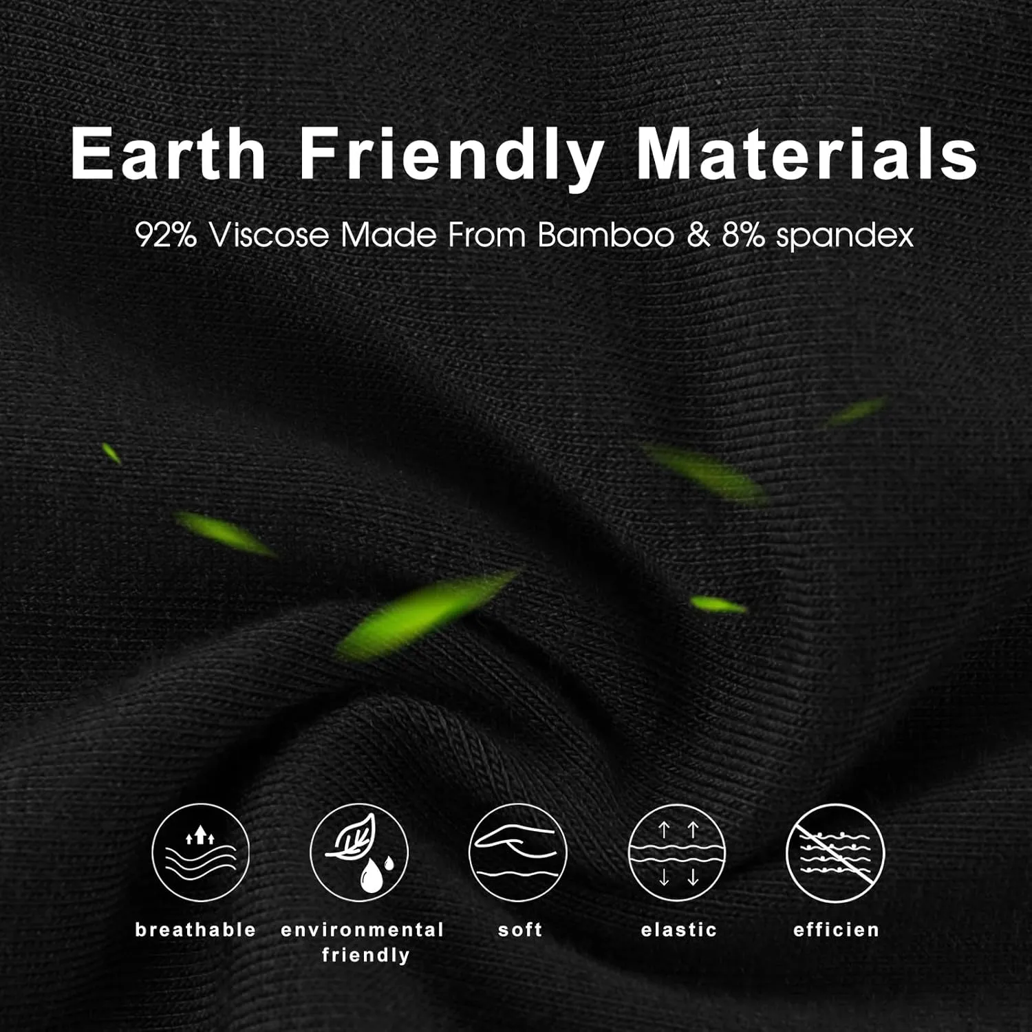 BAMBOO COOL Men's Long Boxer Briefs Performance Long Leg Sports Boxer Brief Underwear MultiPack