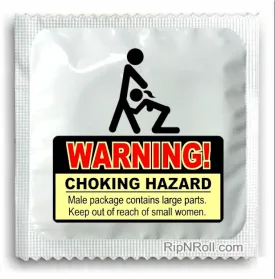 Choking Hazard - Condoms