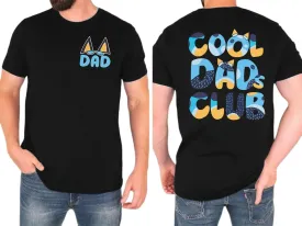 Dad Shirt Men Cool Dad Club T-Shirts Father's Day Tops Daddy Birthday Gift Tees Dads Life Clothes