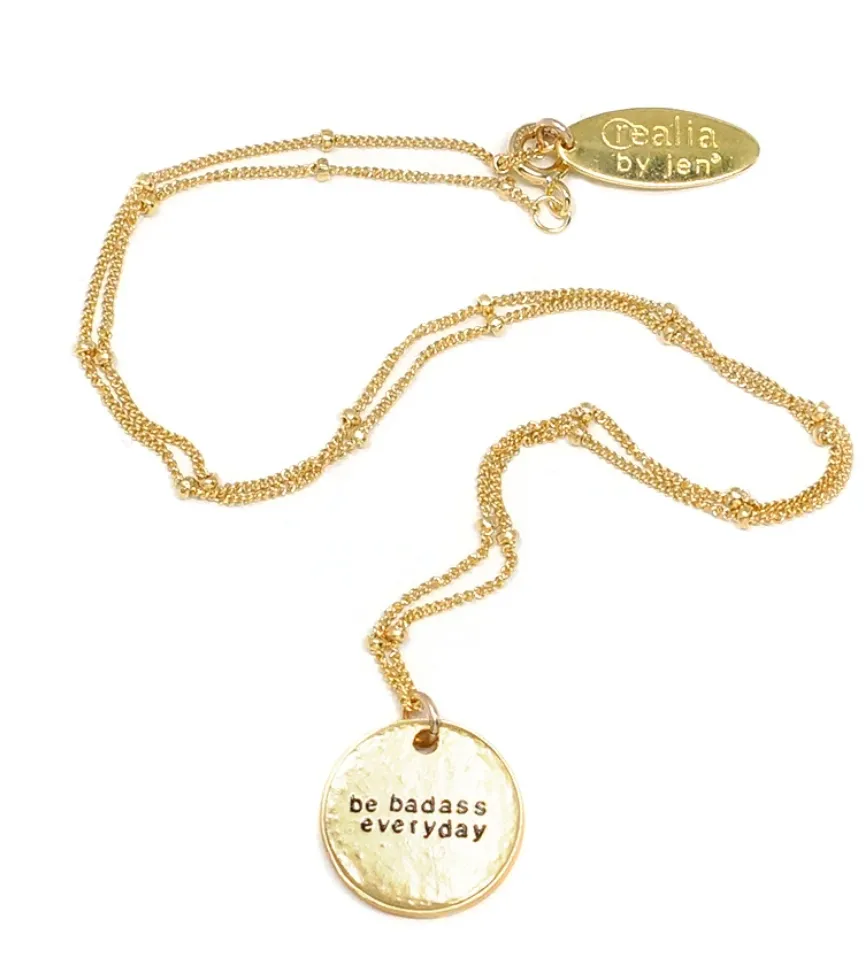Gold Badass Necklace