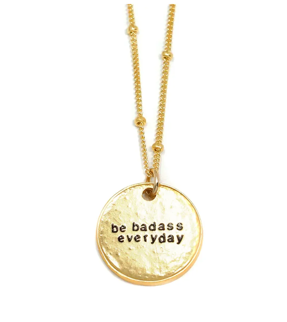 Gold Badass Necklace