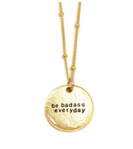 Gold Badass Necklace
