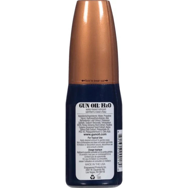 Gun Oil H2O Water-Based Lubricant 120ml