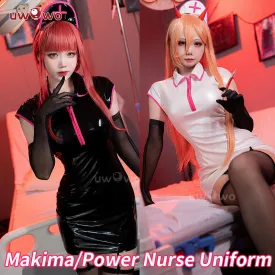 【In Stock】Uwowo Cosplay Power Nurse Uniform Makima Costume Halloween Cosplay