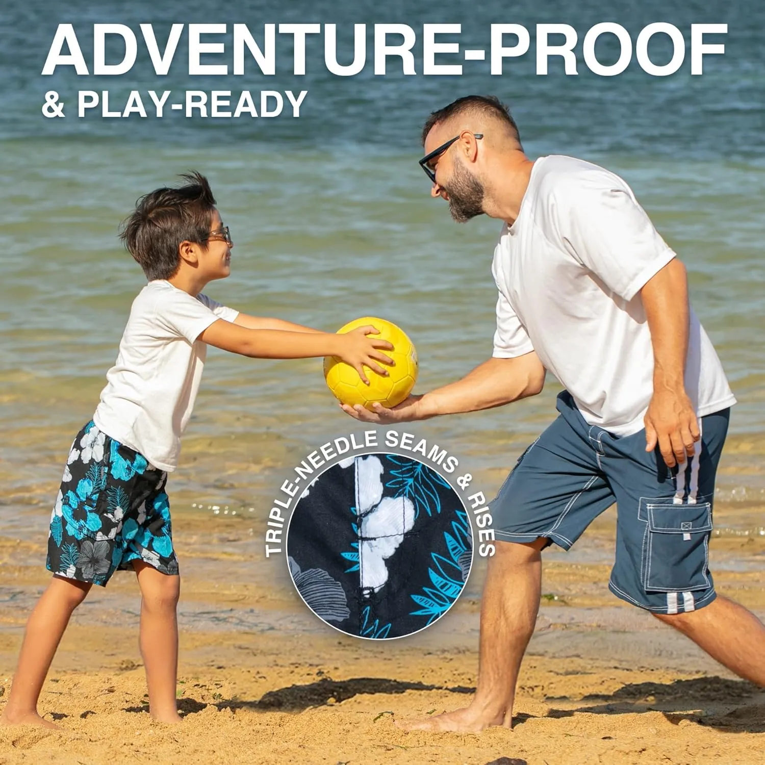 Kanu Surf Viper Boys Swim Trunks with UPF 50  Sun Protection-Quick Dry Boys Swimsuit
