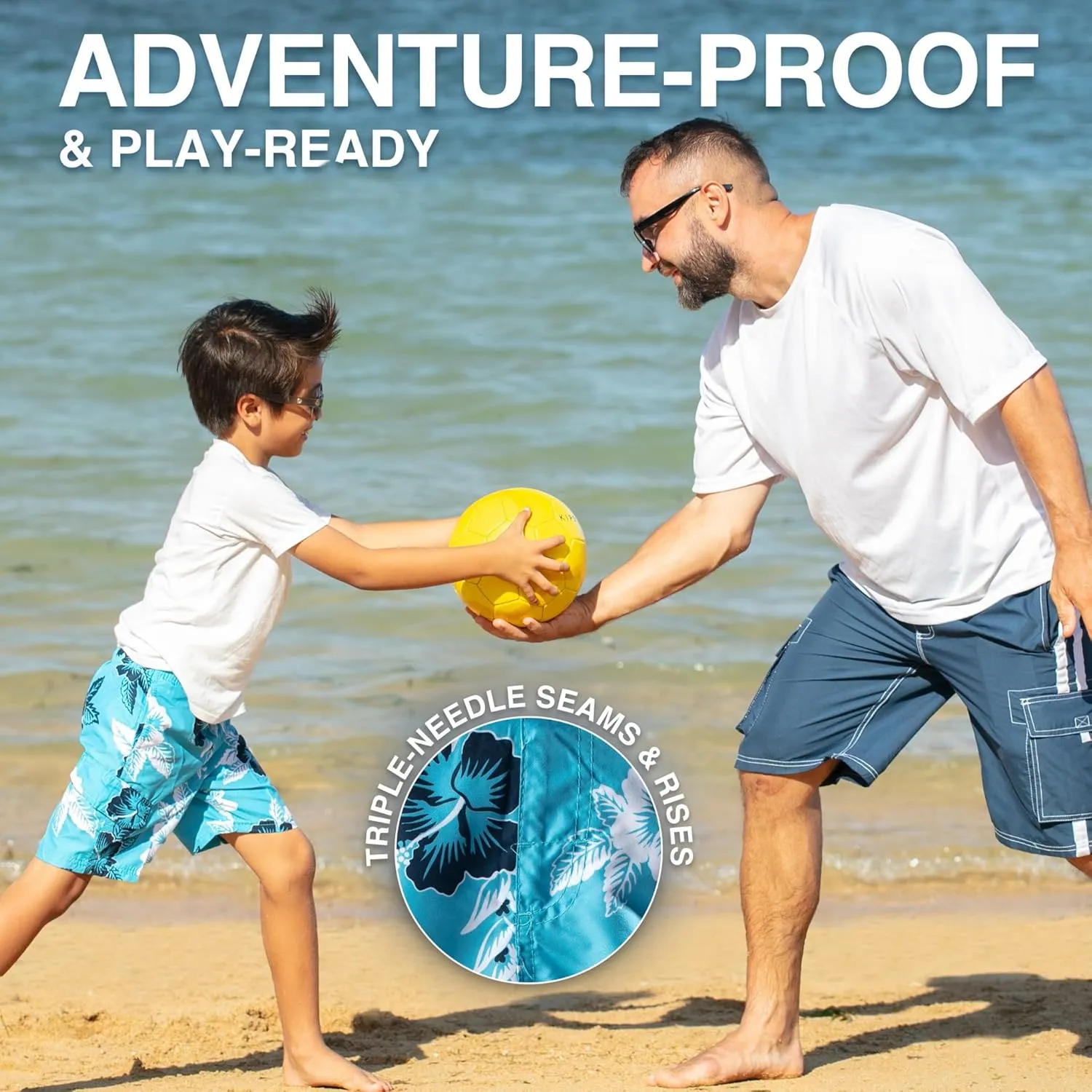 Kanu Surf Viper Boys Swim Trunks with UPF 50  Sun Protection-Quick Dry Boys Swimsuit