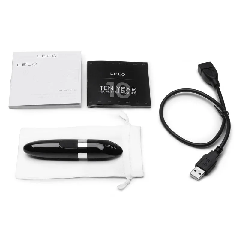 Lelo Mia 2 Luxury Rechargeable Bullet Vibrator Black