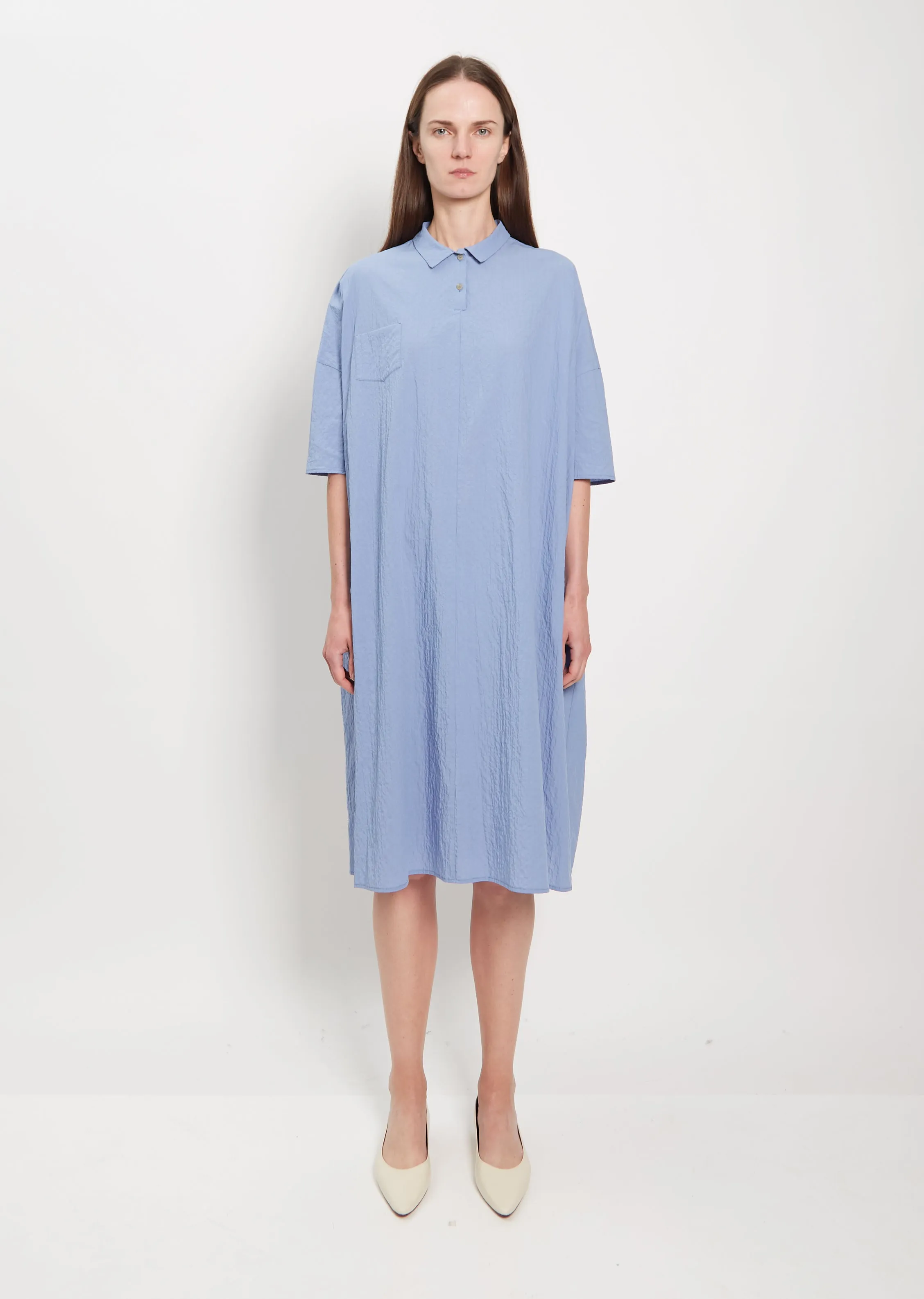 Mini Collar Dress — Sugar Blue