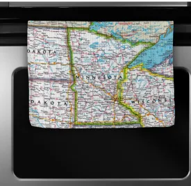 Minnesota Map Tea Towel