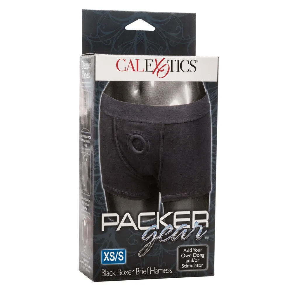 Packer Gear Boxer Harness Black Extra Small To Small