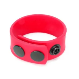 Prowler Red Adjustable Silicone Cock Strap Red