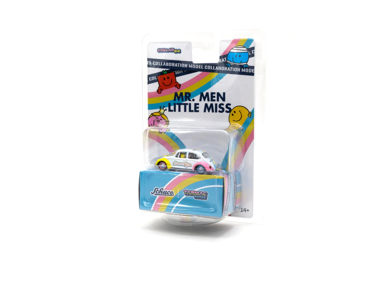 Schuco x Tarmac Works 1/64 Volkswagen Beetle Mr. Men & Little Miss- COLLAB64