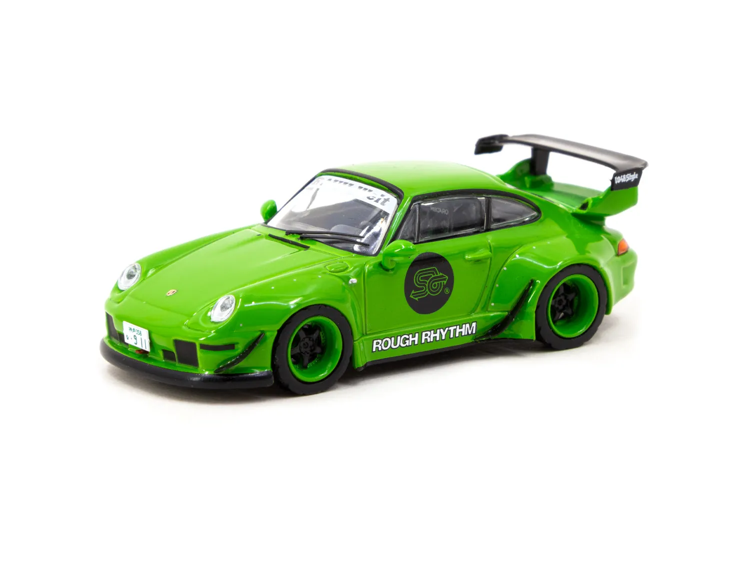 Tarmac Works 1/64 RWB 993 Rough Rhythm Fuel Fest Student Driver - HOBBY 64
