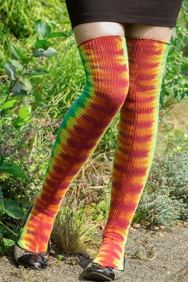 Tie Dye Scrunchable Socks