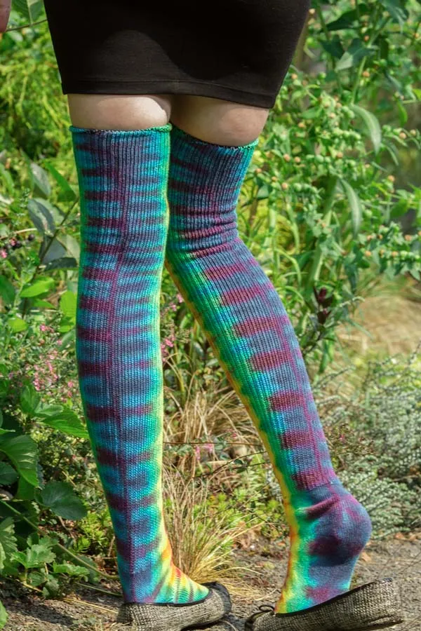 Tie Dye Scrunchable Socks