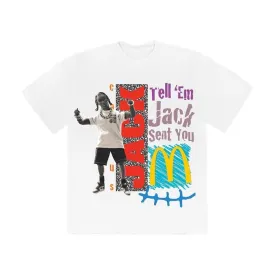 Travis Scott x McDonald's Jack Smile T-Shirt White