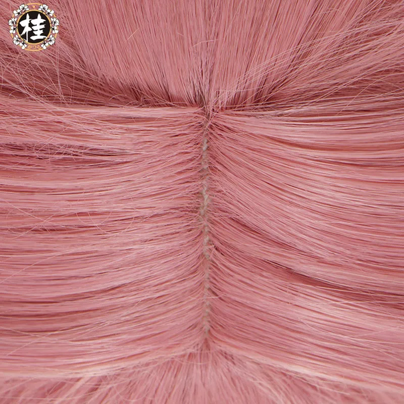 Uwowo Genshin Impact Inazuma Yae Miko Cosplay Wig 80cm Pink Long Hair