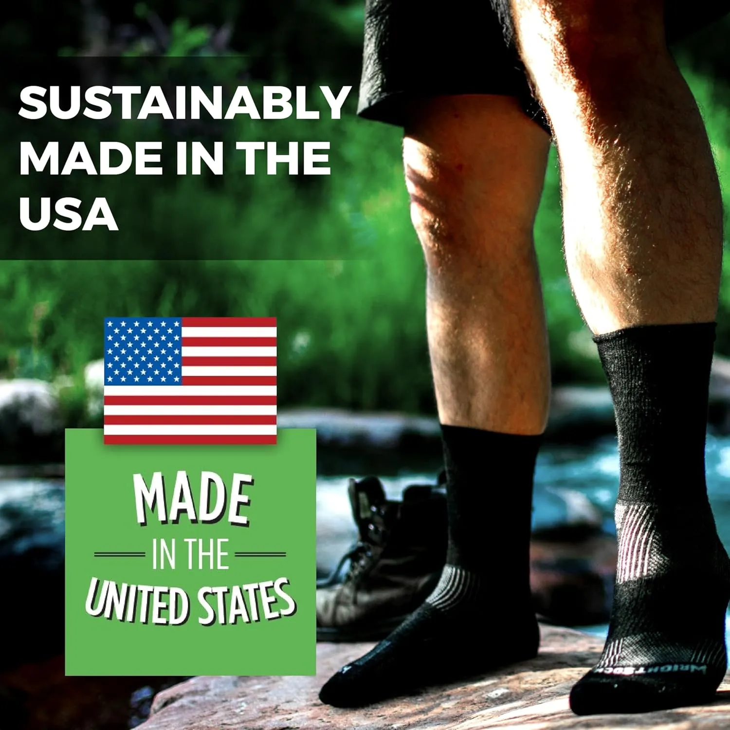 Wrightsock Explore Quarter Hiking Socks for Men and Women ?C Cushioned, Eco-Friendly Anti Blister Socks - American Made