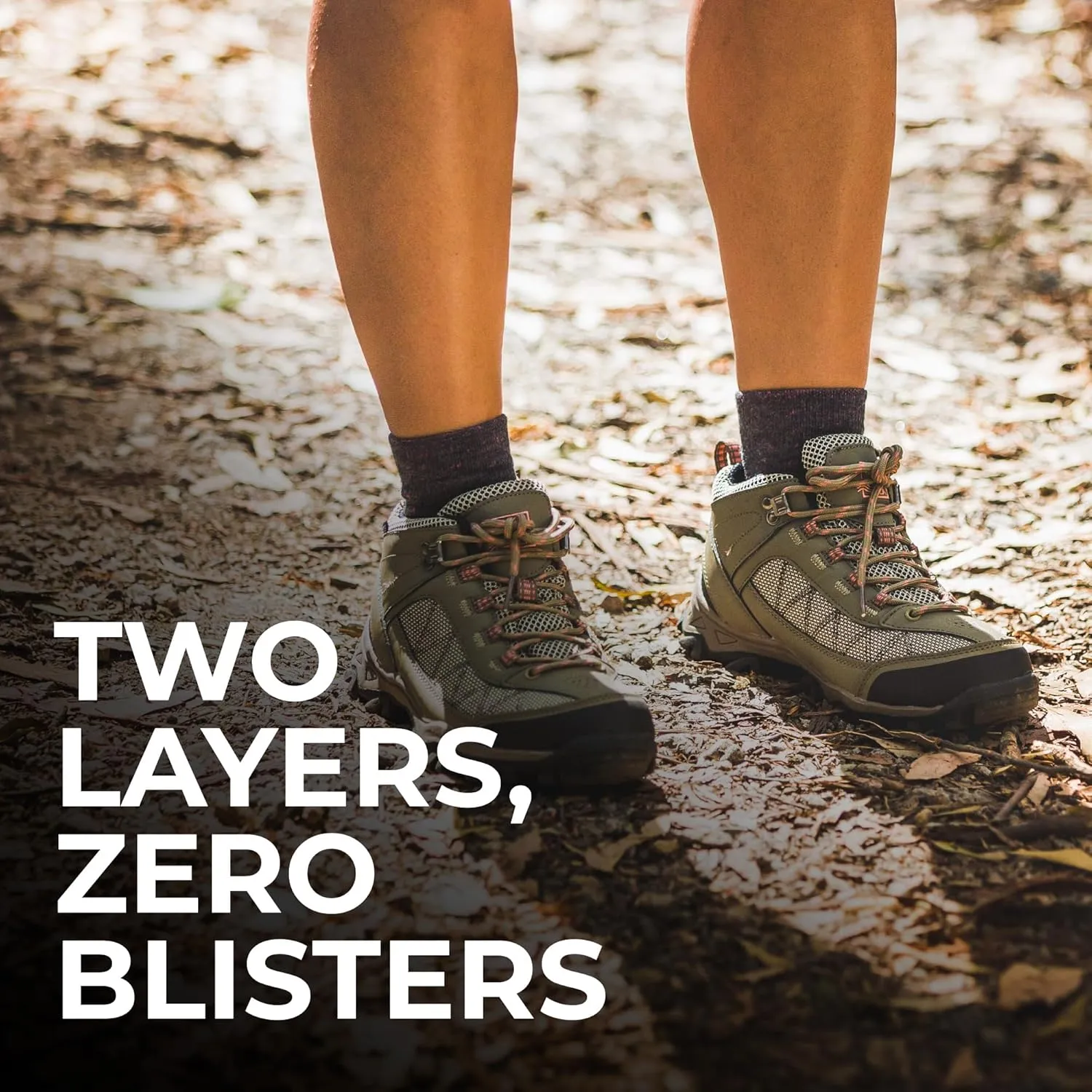 Wrightsock Explore Quarter Hiking Socks for Men and Women ?C Cushioned, Eco-Friendly Anti Blister Socks - American Made